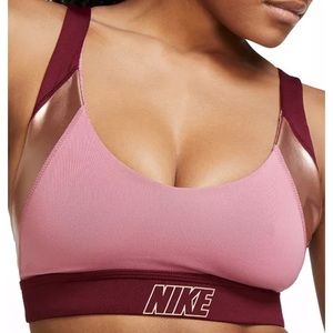 Nike
Women's Indy Low-Impact Metallic Sports Bra